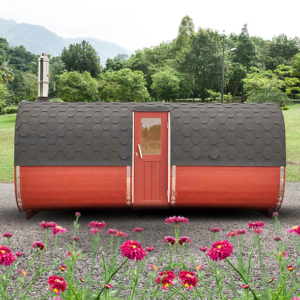 6 Person 5m Nordic Thermowood Sauna with Seating or Bedroom - Image 2