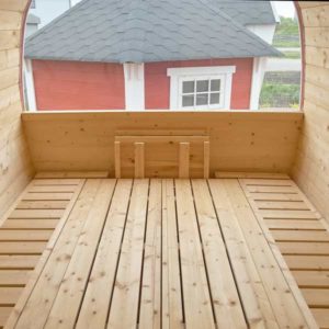 6 Person 5m Nordic Thermowood Sauna with Seating or Bedroom - Image 5