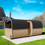 6 Person 5m Nordic Thermowood Sauna with Seating or Bedroom