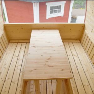 6 Person 5m Nordic Thermowood Sauna with Seating or Bedroom - Image 6