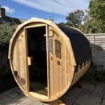 2-3 Person 1.6 m Nordic Thermowood Barrel Sauna
