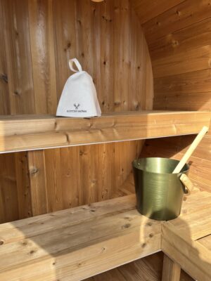 2-3 Person 1.6 m Nordic Thermowood Barrel Sauna - Image 10